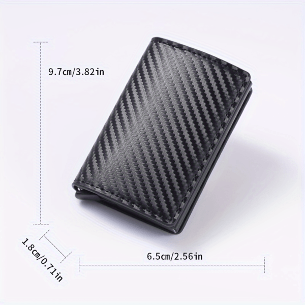 Carteira Antiroubo Masculina Elegante - Imagem 4