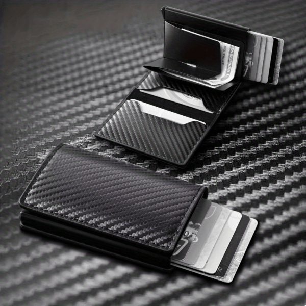 Carteira Antiroubo Masculina Elegante - Imagem 2