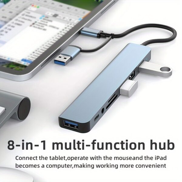 Hub USB C de 8 Portas - Imagem 3