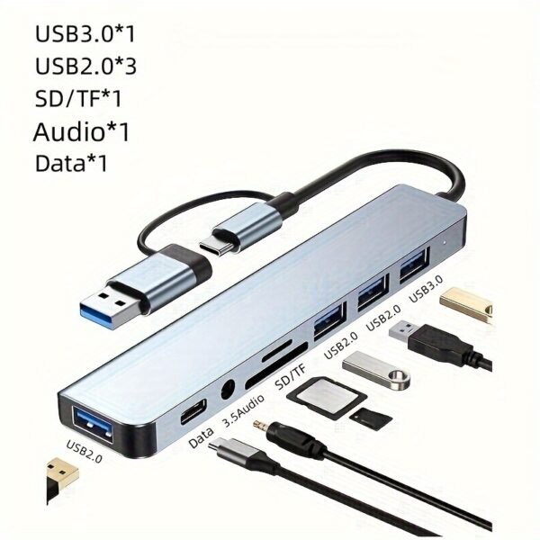 Hub USB C de 8 Portas - Imagem 2