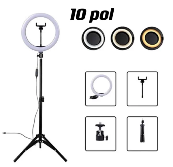 Ring Light Profissional com Tripé Universal - Imagem 6