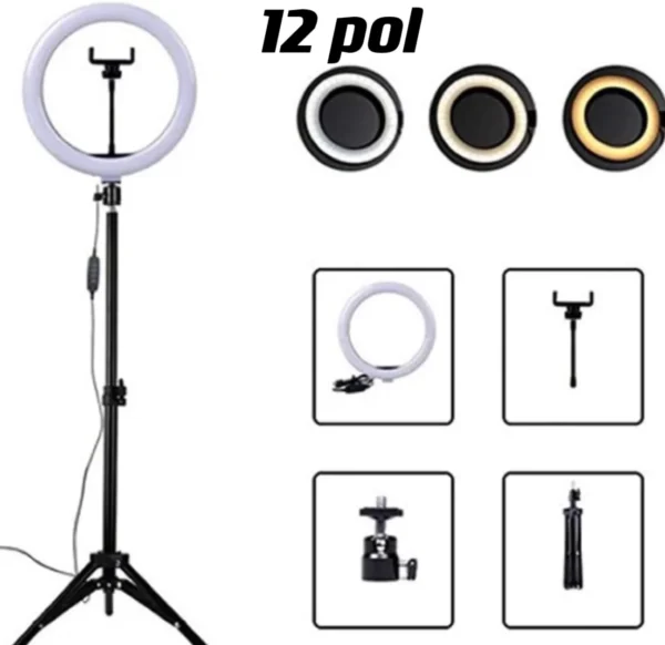Ring Light Profissional com Tripé Universal - Imagem 7