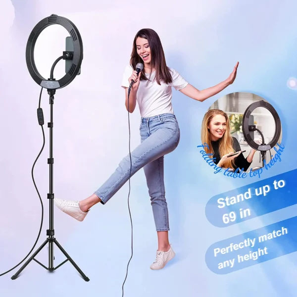 Ring Light Profissional com Tripé Universal