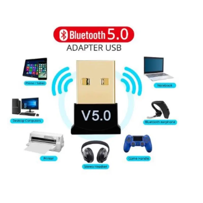 Adaptador e Receptor USB Bluetooth 5.0