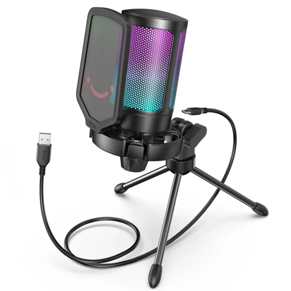 Microfone Condensador USB