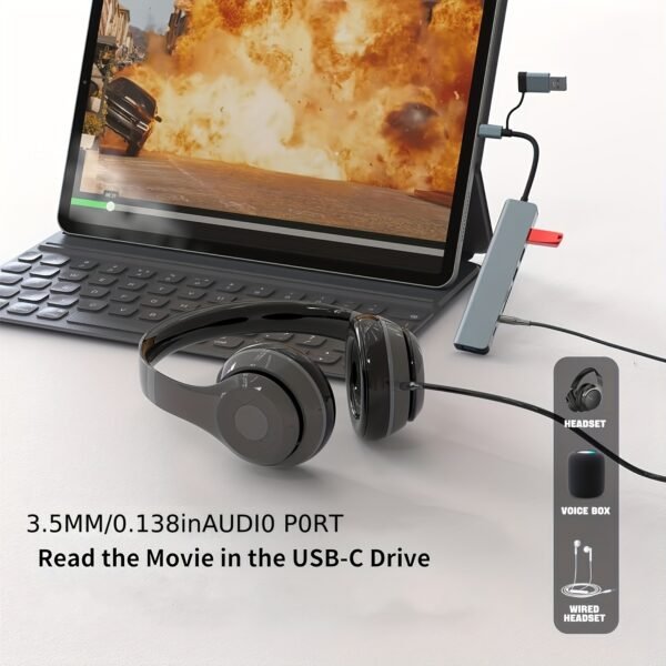 Hub USB C de 8 Portas - Imagem 7