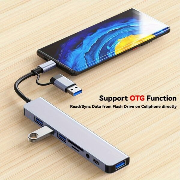 Hub USB C de 8 Portas - Imagem 4