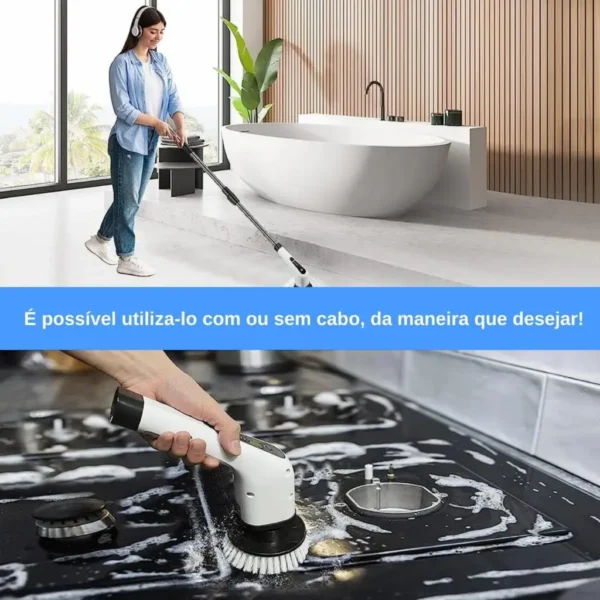Esfregão Elétrico Multifuncional 3 em 1 - Imagem 4