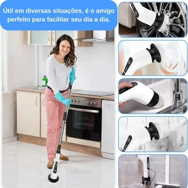 Esfregão Elétrico Multifuncional 3 em 1 - Imagem 3