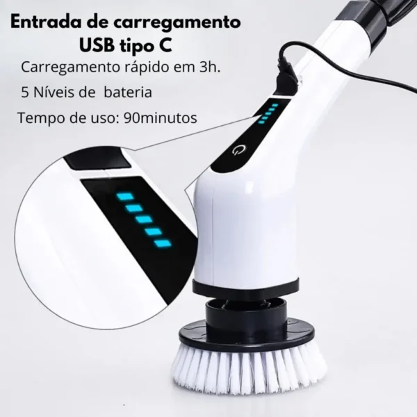 Esfregão Elétrico Multifuncional 3 em 1 - Imagem 6